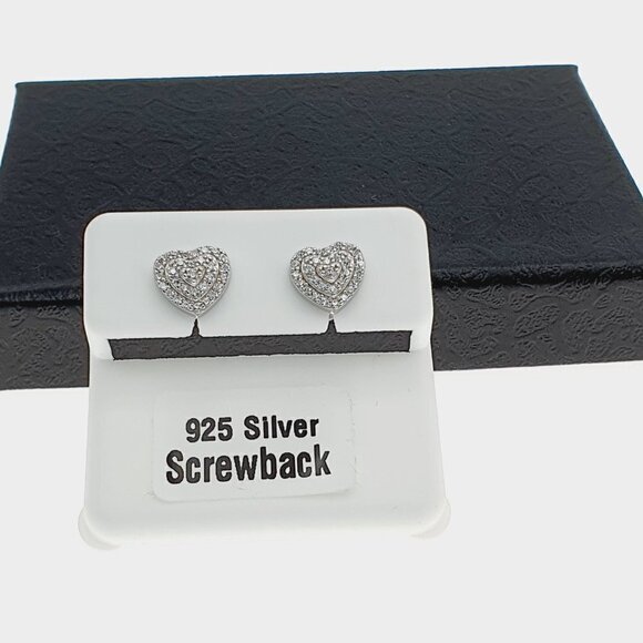 "925 sterling silver luxury CZ earrings for women/girls, Best for RJUS2227 - Picture 8 of 10